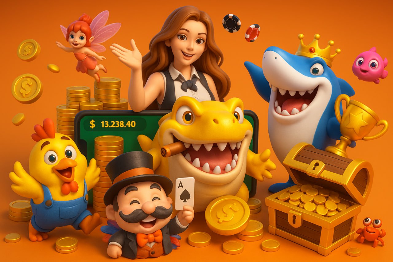 lucky 77 Money Train ki mukhtalif game shamil hain